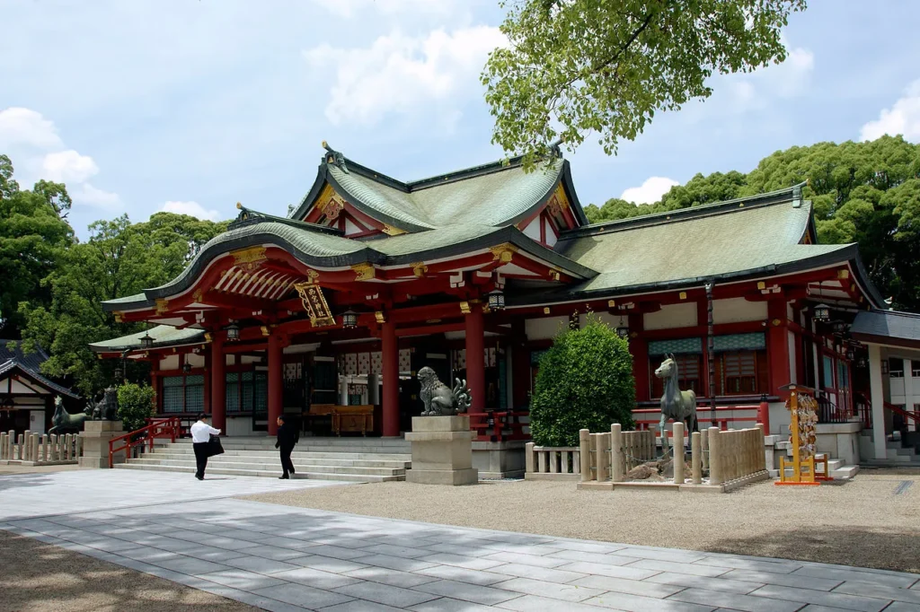 西宮神社の拝殿