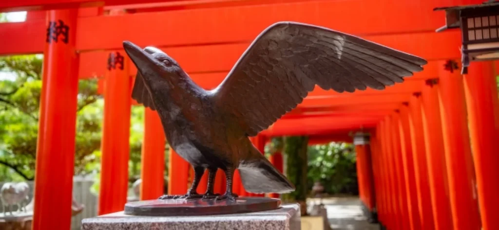 田村神社の八咫烏