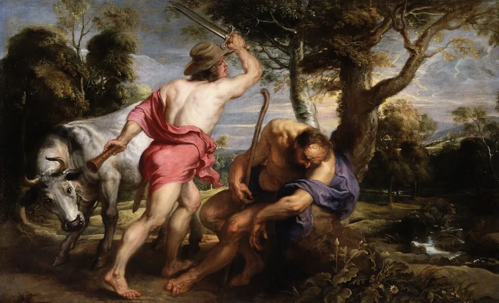 ピーテル・パウル・ルーベンス『メルクリウスとアルゴス』1636年–1638年