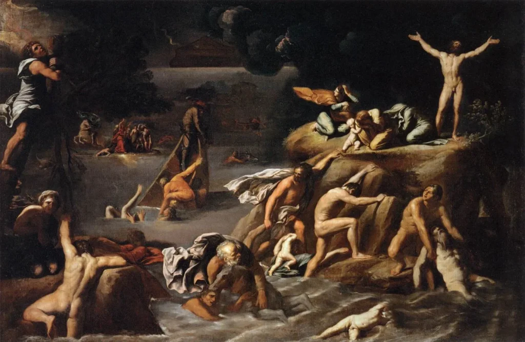 アントニオ・カラッチ『大洪水』1616-1618年ごろ