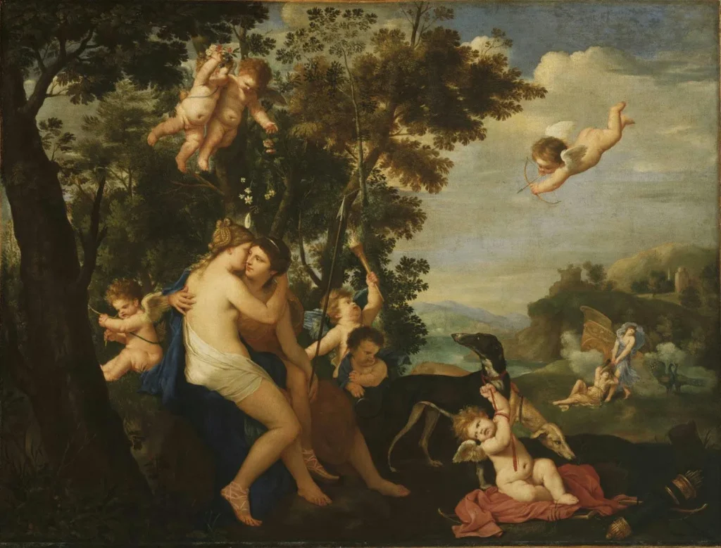 カレル・フィリップス・スピリンクス『ユピテルとカリスト』1650年