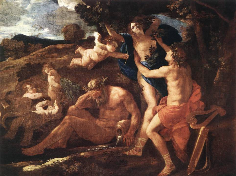 ニコラ・プッサン『アポロンとダフネ』1625年
