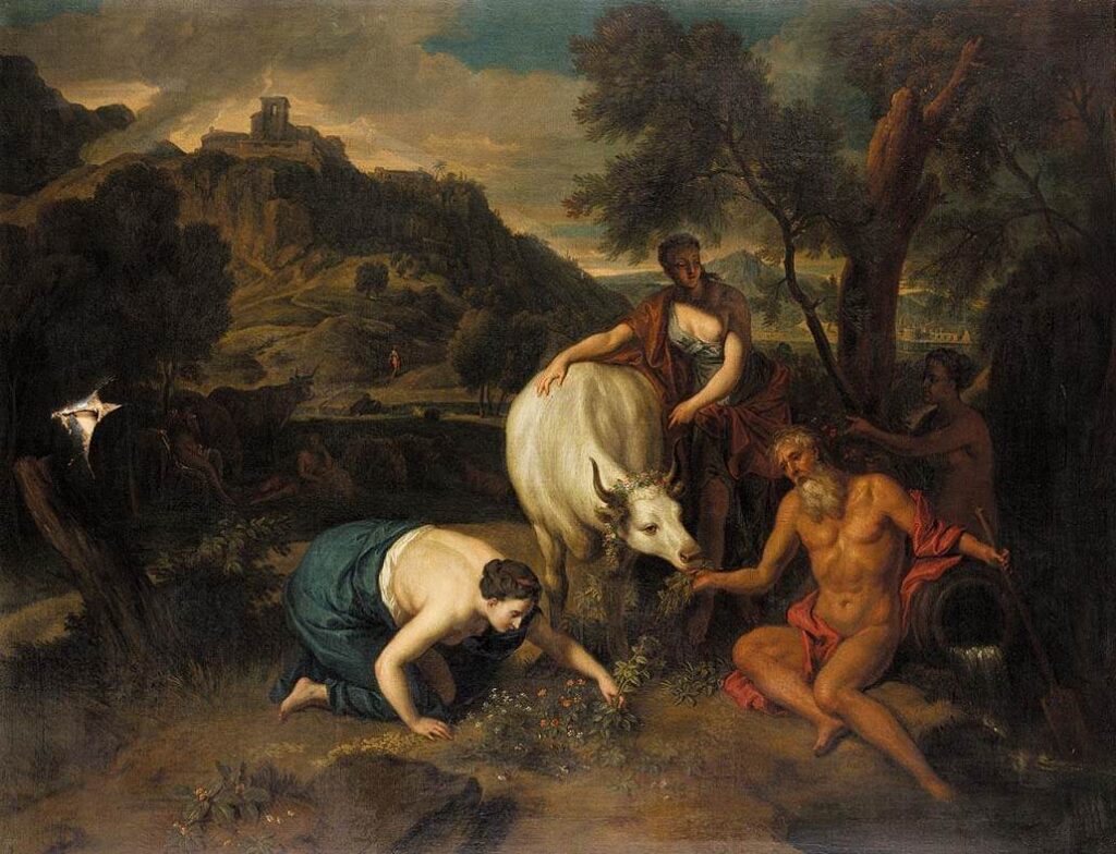 ヴィクトル・オノレ・ヤンセンス『父によって認知されるイオ』1650年