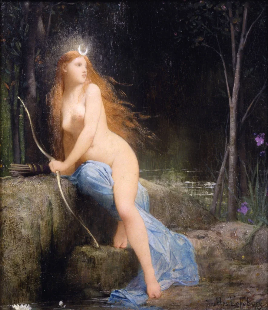ジュール・ジョゼフ・ルフェーブル『アルテミス』1879年