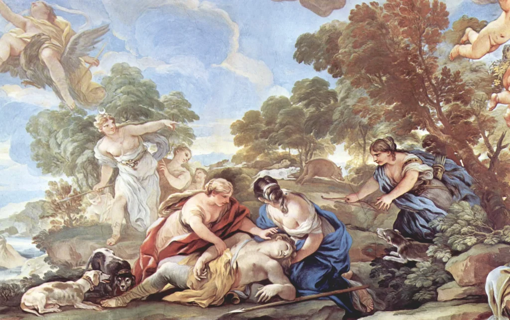 ルカ・ジョルダーノ『アドニスの死』1684年-1686年