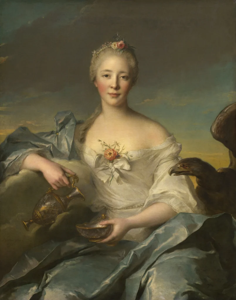 ジャン=マルク・ナティエ『ヘベに扮するル・フェーヴル・デ・コーマルタン夫人』1753年