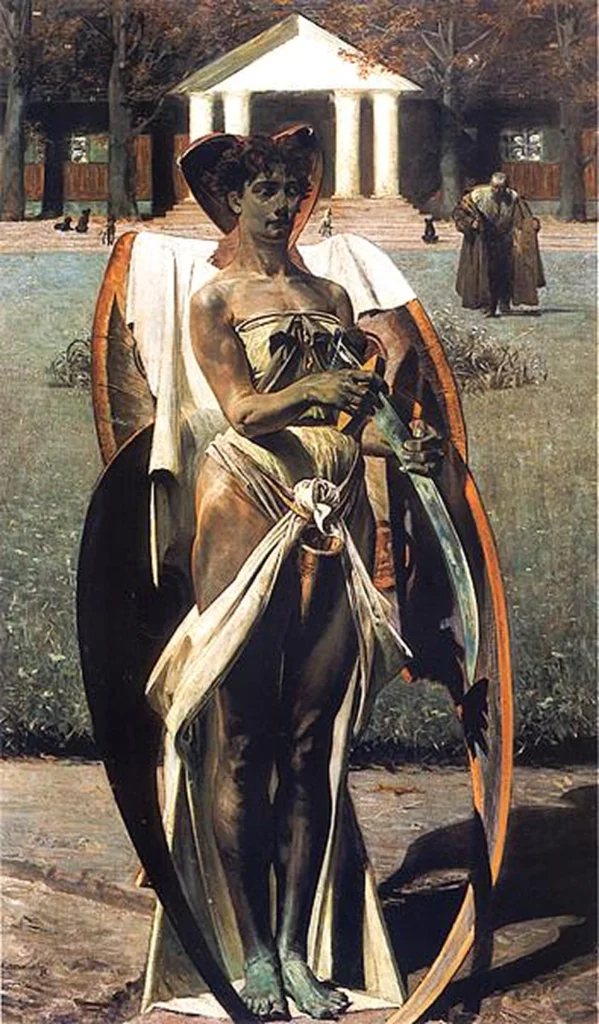 ヤチェク・マルチェフスキ『Thanatos I』1892年