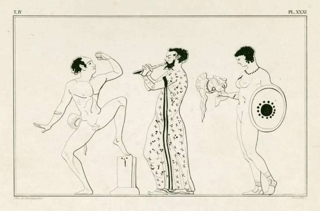 Housselin, Alexis Louis Pierre『Marsyas playing the flute』1844年-1861年