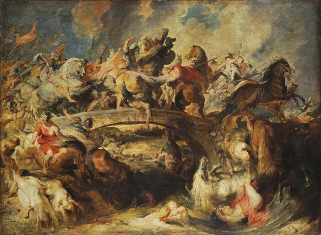 ピーテル・パウル・ルーベンス『アマゾンの戦い』1618年