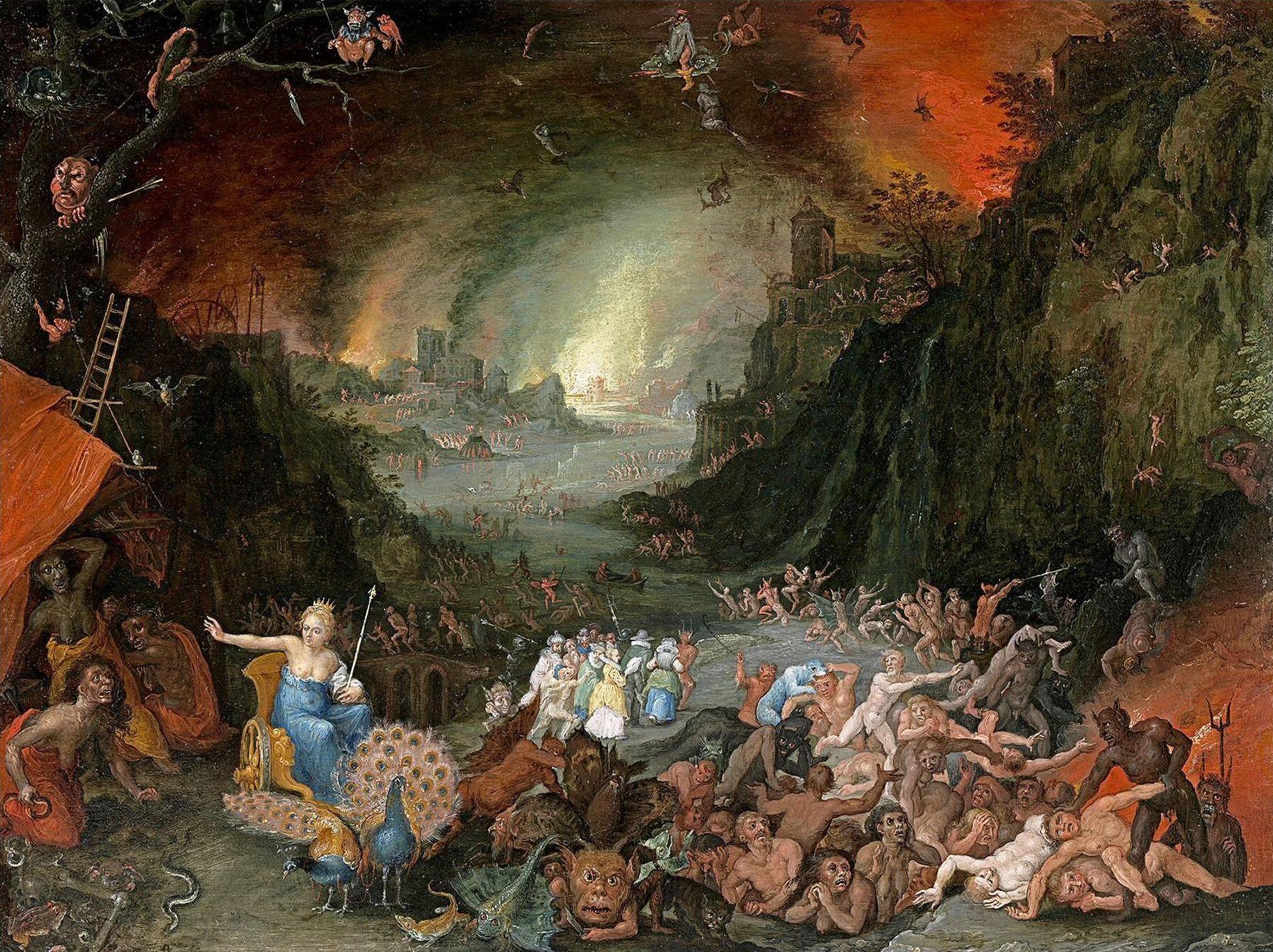 ヤン・ブリューゲル(子)『冥界のユノ』1626年-1630年