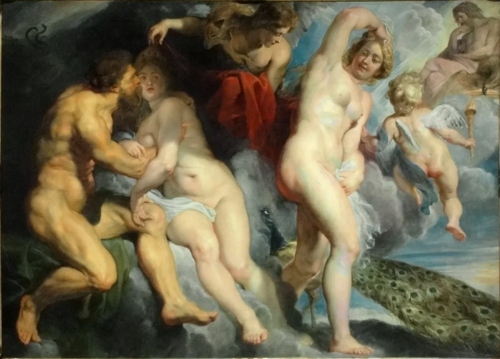 ピーテル・パウル・ルーベンス『ユノに欺かれるイクシオン』1615年頃
