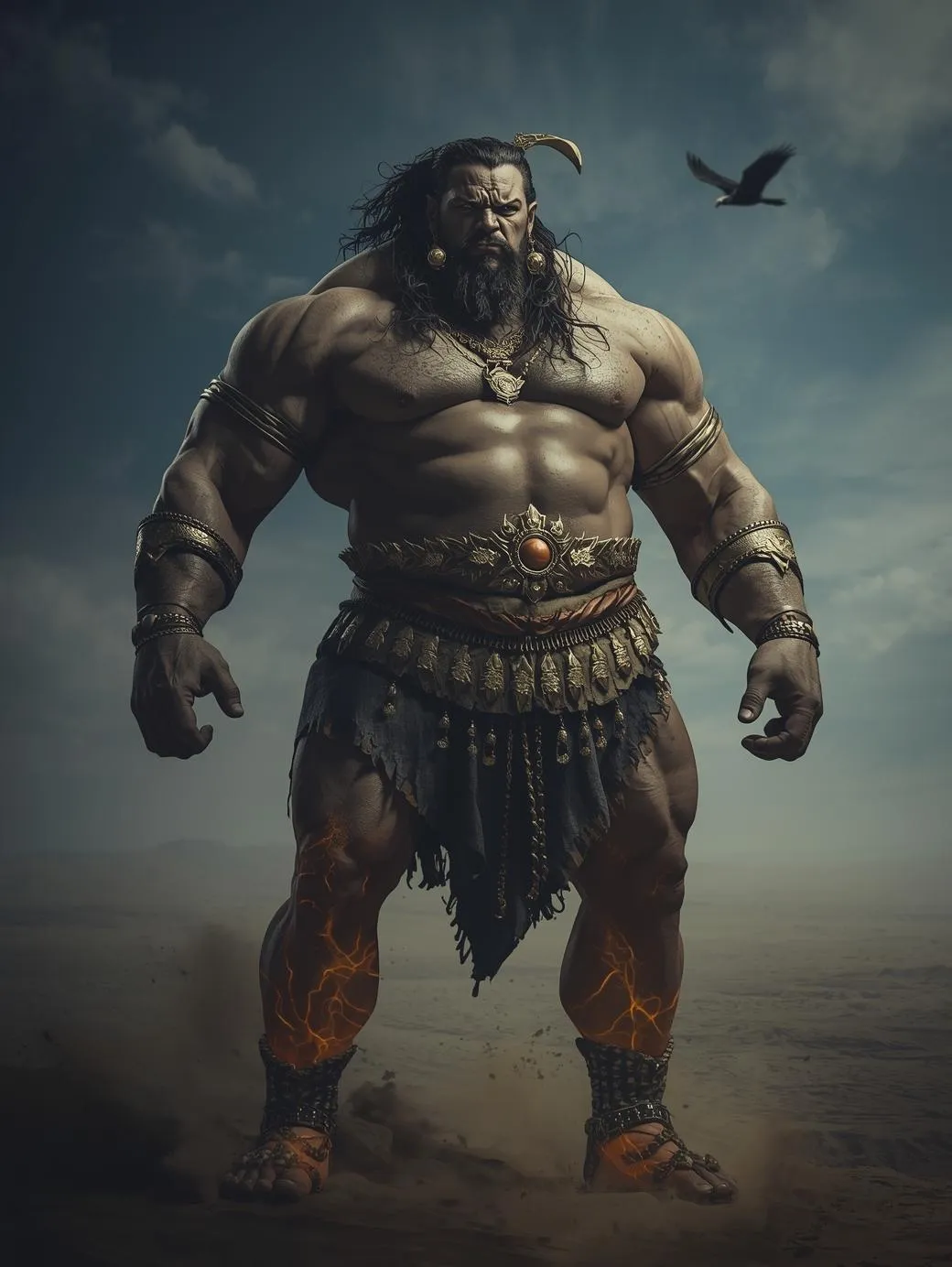 リビアの巨人王アンタイオス