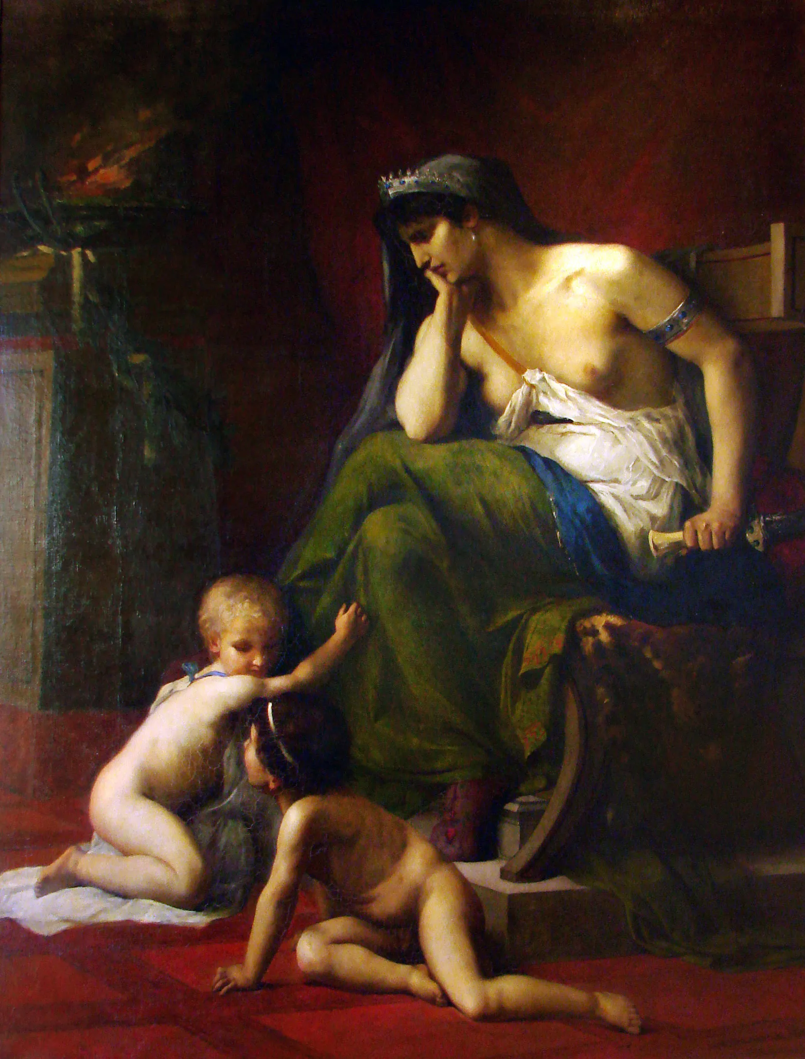 アンリ・クラッグマン『メディアと子供たち』1868年