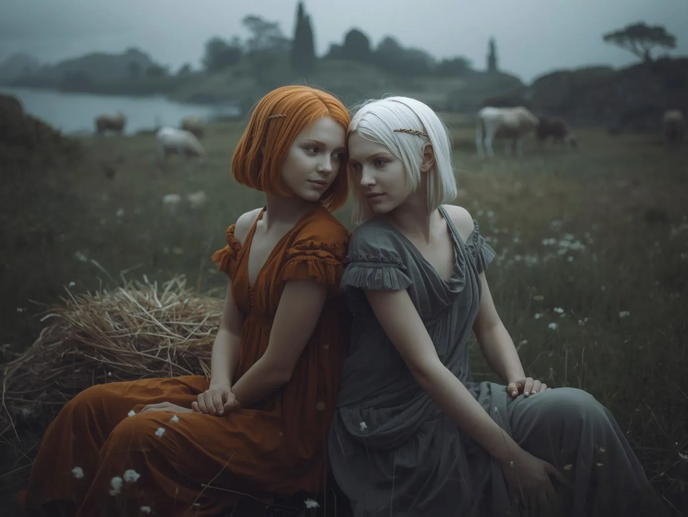 太陽神の娘たちパイトゥーサとランペティア