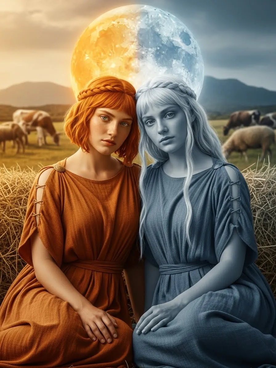 太陽神の娘たちパイトゥーサとランペティア