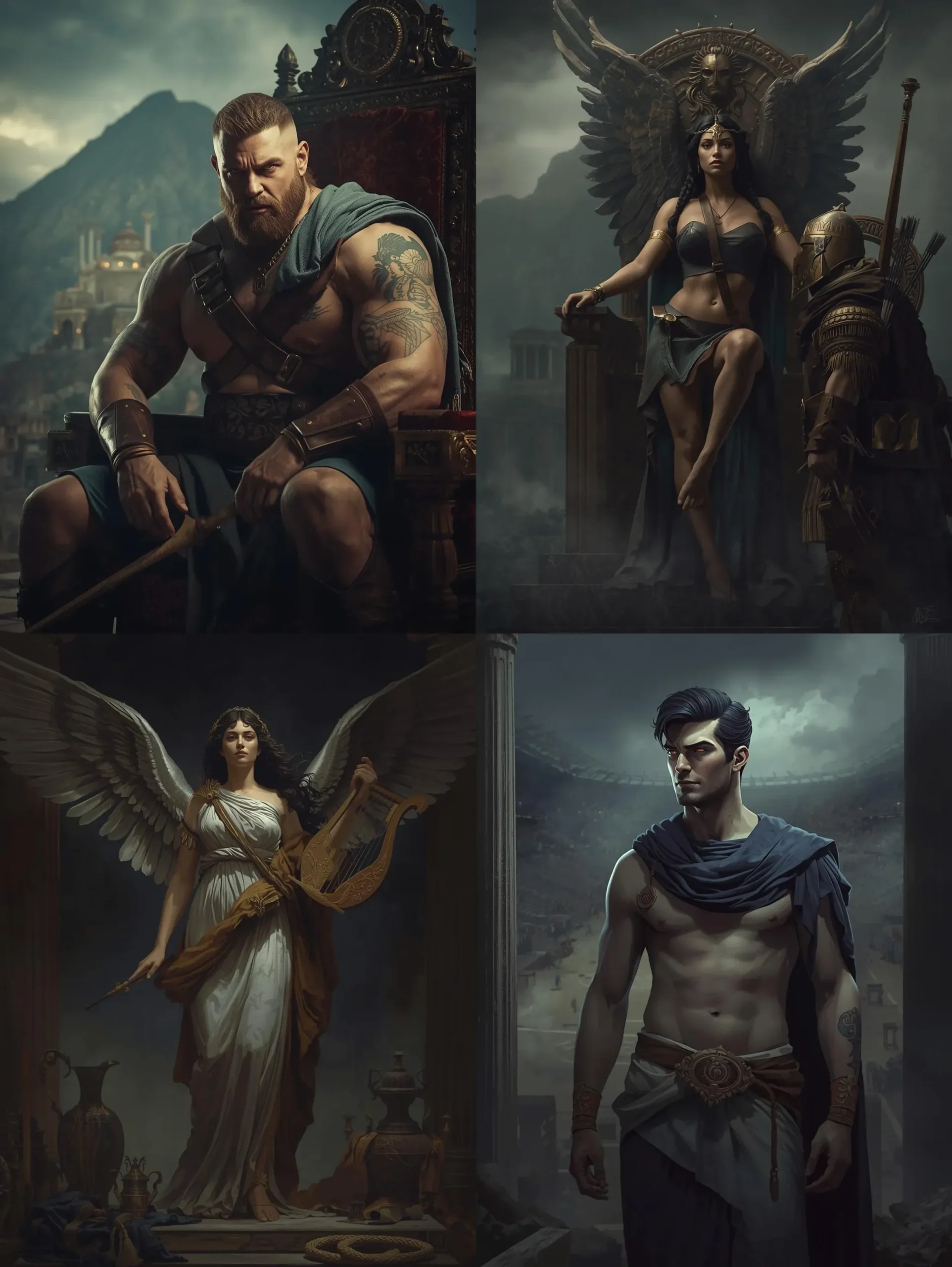 ステュクスの4人の子どもたち