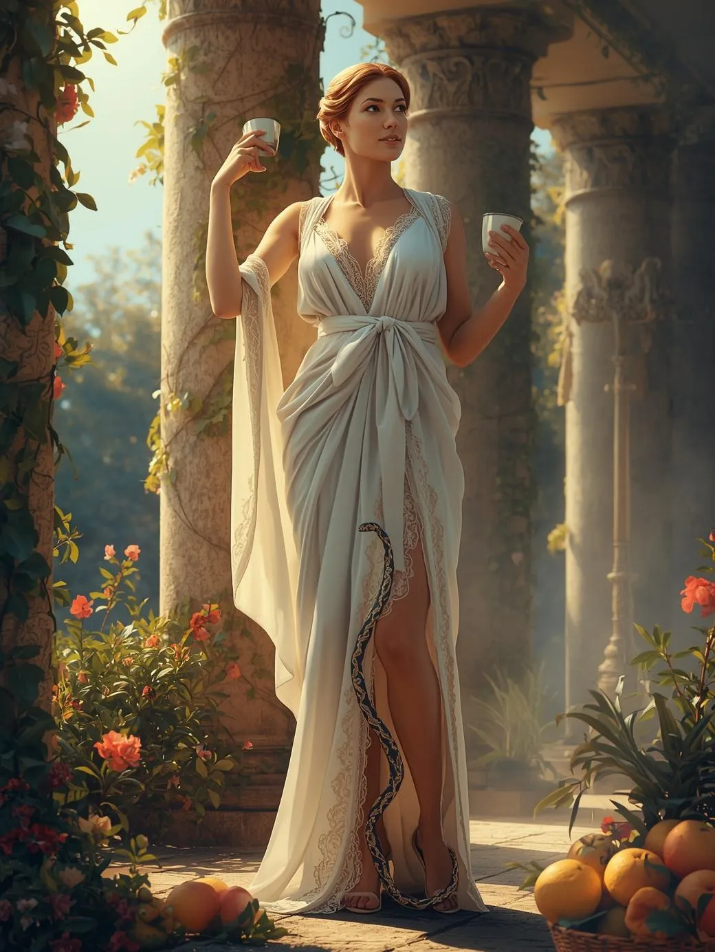 健康の女神ヒュギエイア