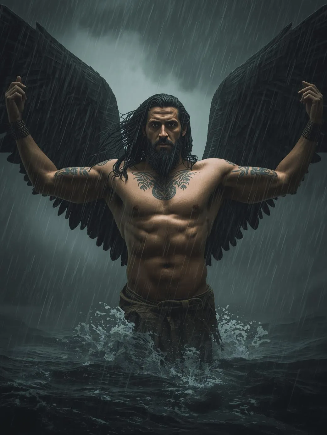 南風の神ノトス