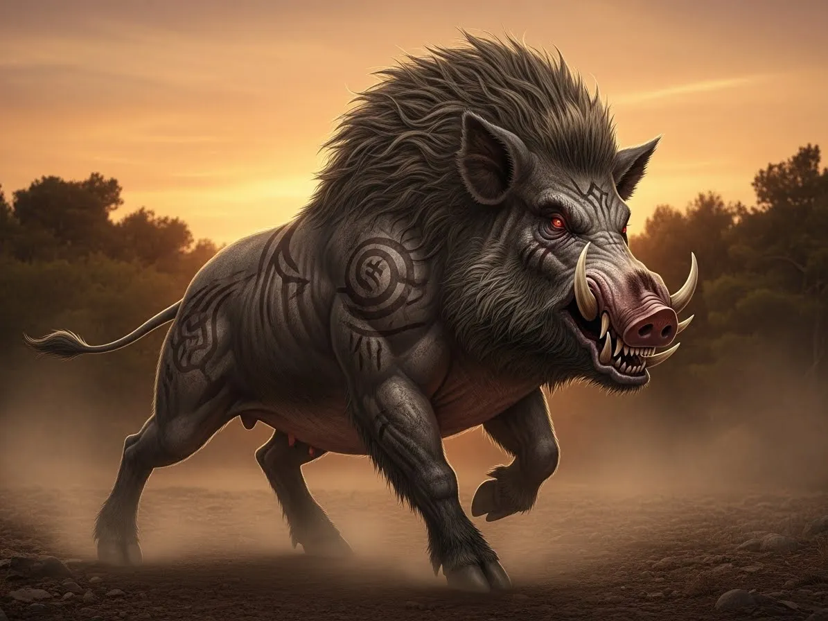 クロムミオニアの雌豚