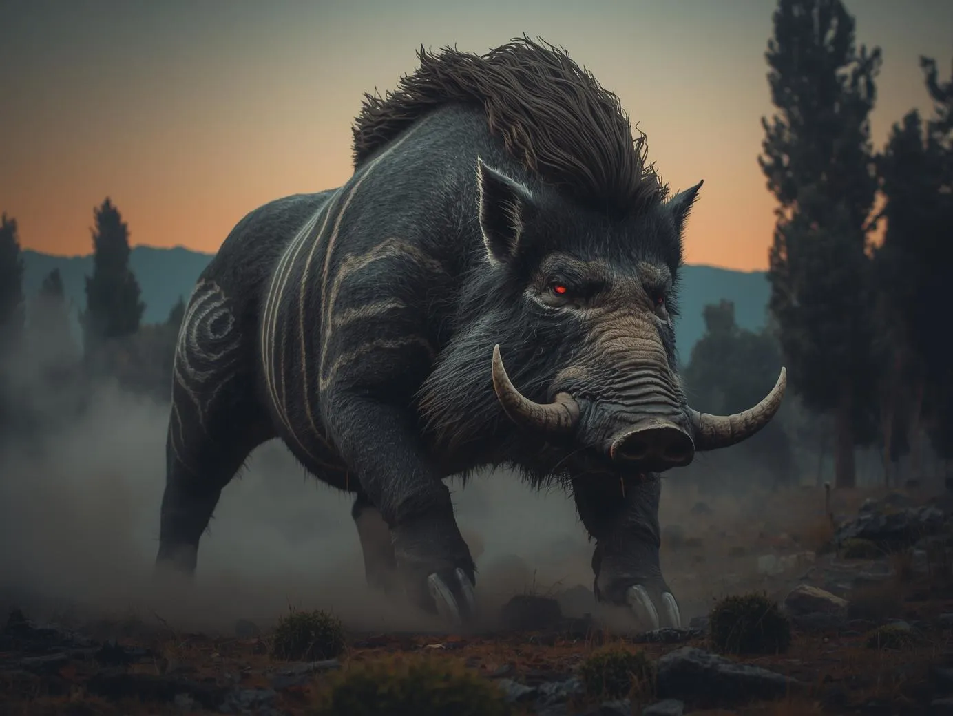 クロムミオニアの雌豚