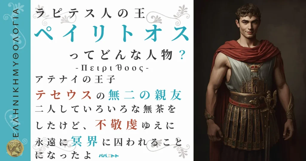 ラピテス人の王ペイリトオス