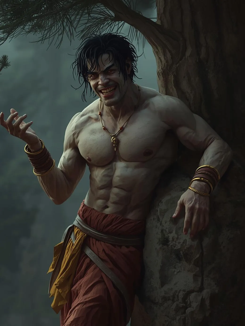 松曲げ男のシニス