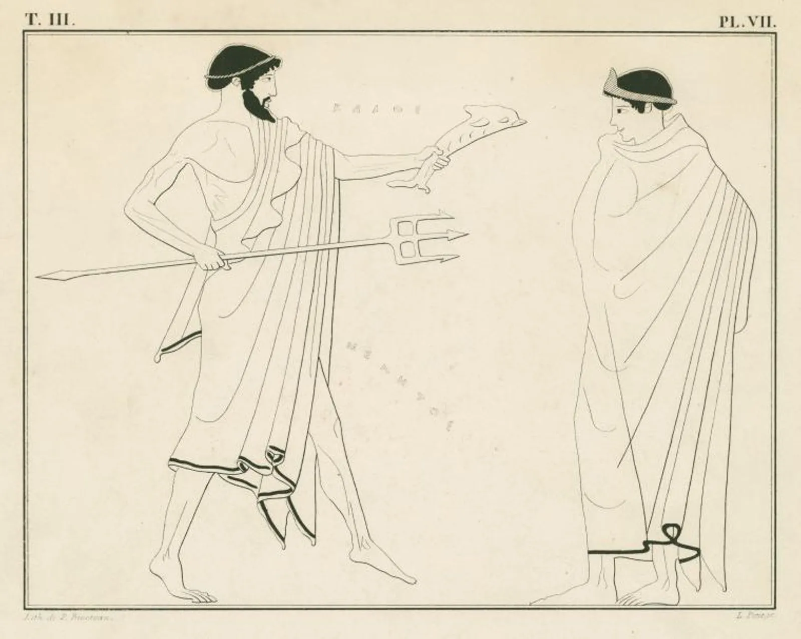 「テセウスにイルカを差し出すネプチューン」1844年-1861年