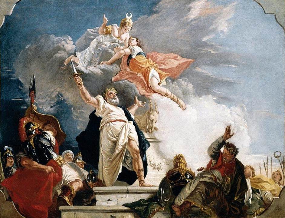 フランチェスコ・フォンテバッソ『イーピゲネイアの生贄』1749年