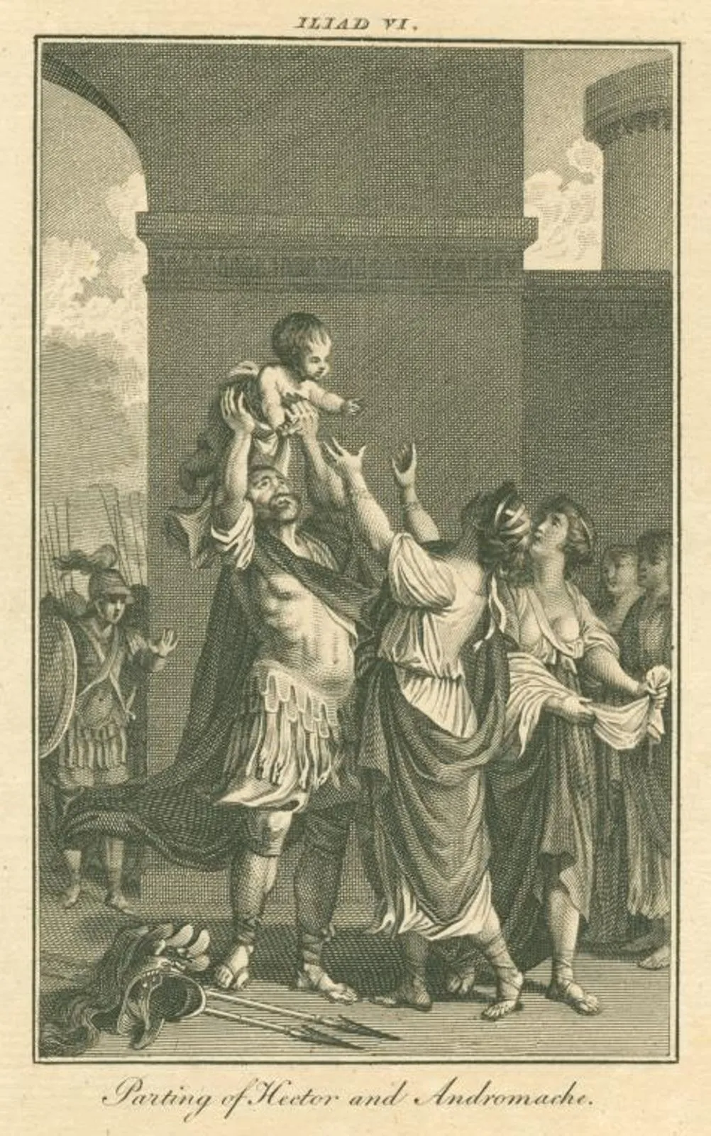 「ヘクトールとアンドロマケの別れ」年代不明