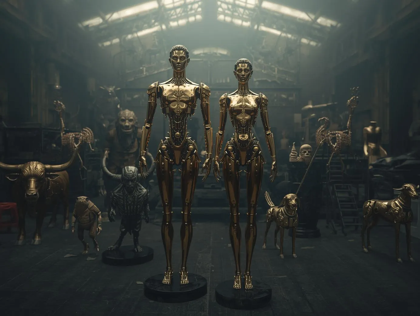 自律行動型金属人形オートマトン