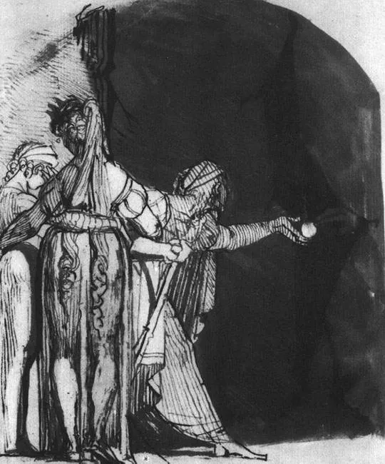 ヘンリー・フュースリー『グライアイの目を返すペルセウス』年代不明