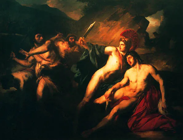 フランソワ・ブショ『ピュラデスとオレステス』1821年