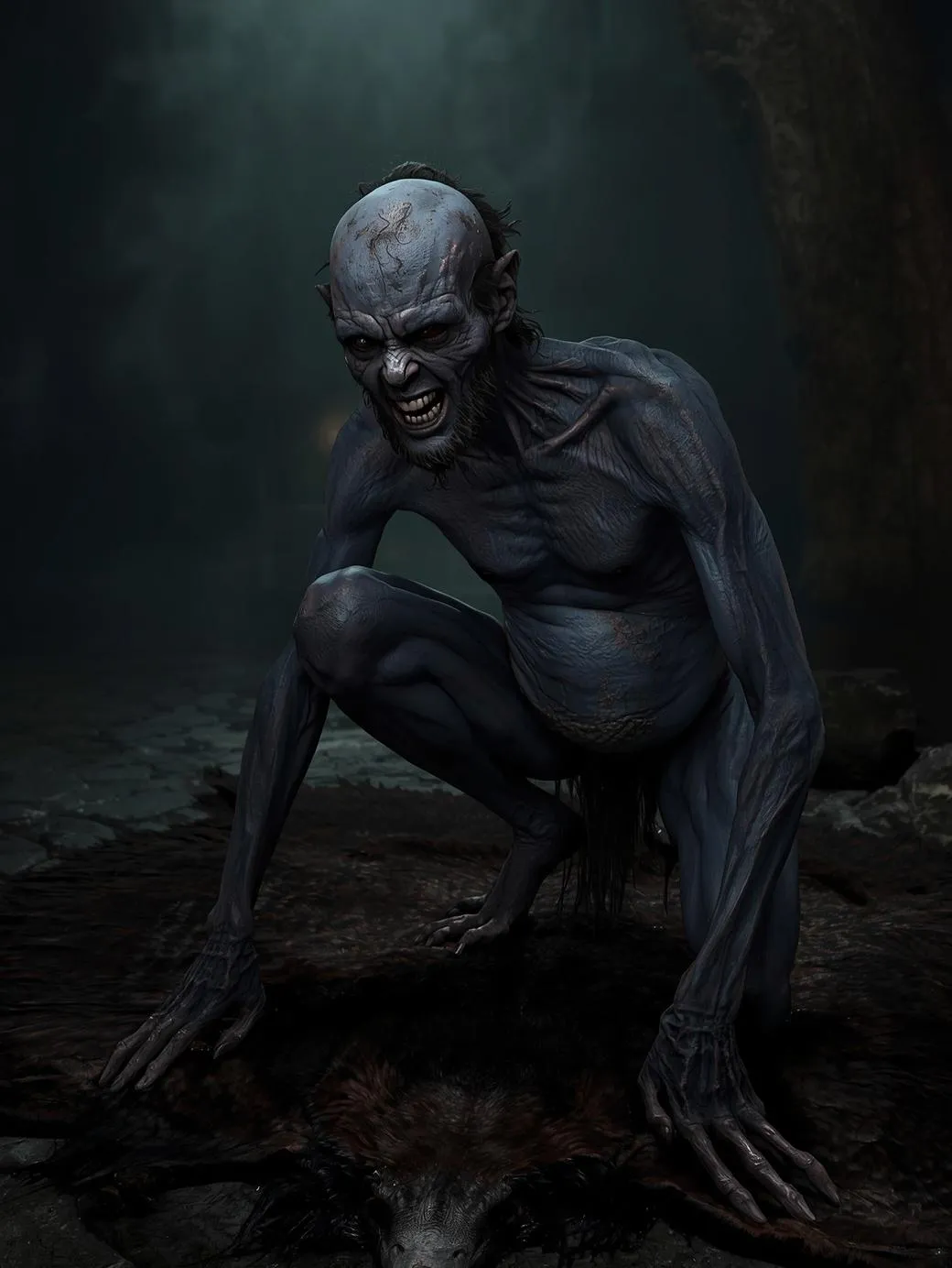 人喰いの怪物エウリュノモス